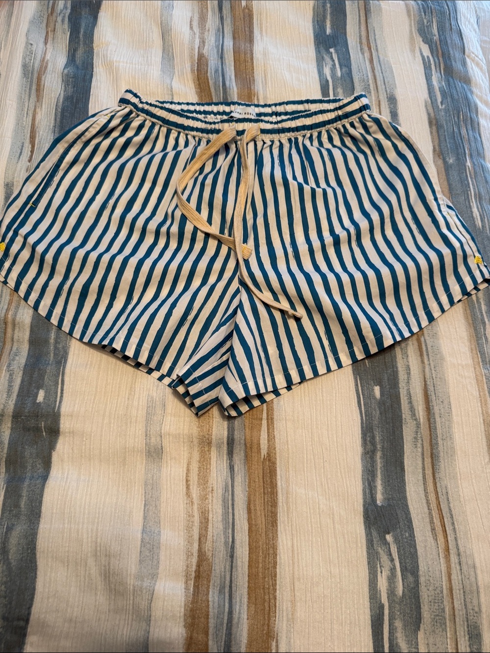 Kerri Rosenthal Striped pajama Shorts